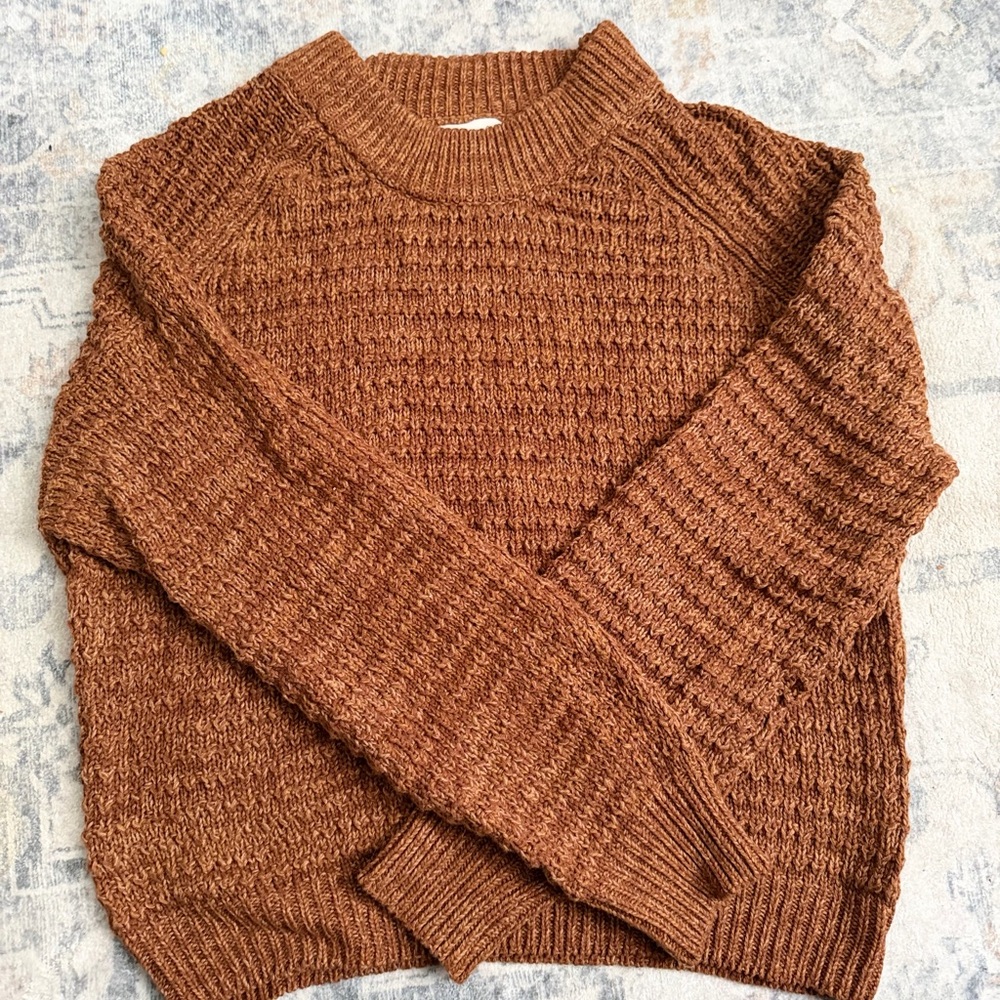 Universal Thread Warm Brown Crew Neck Sweater
